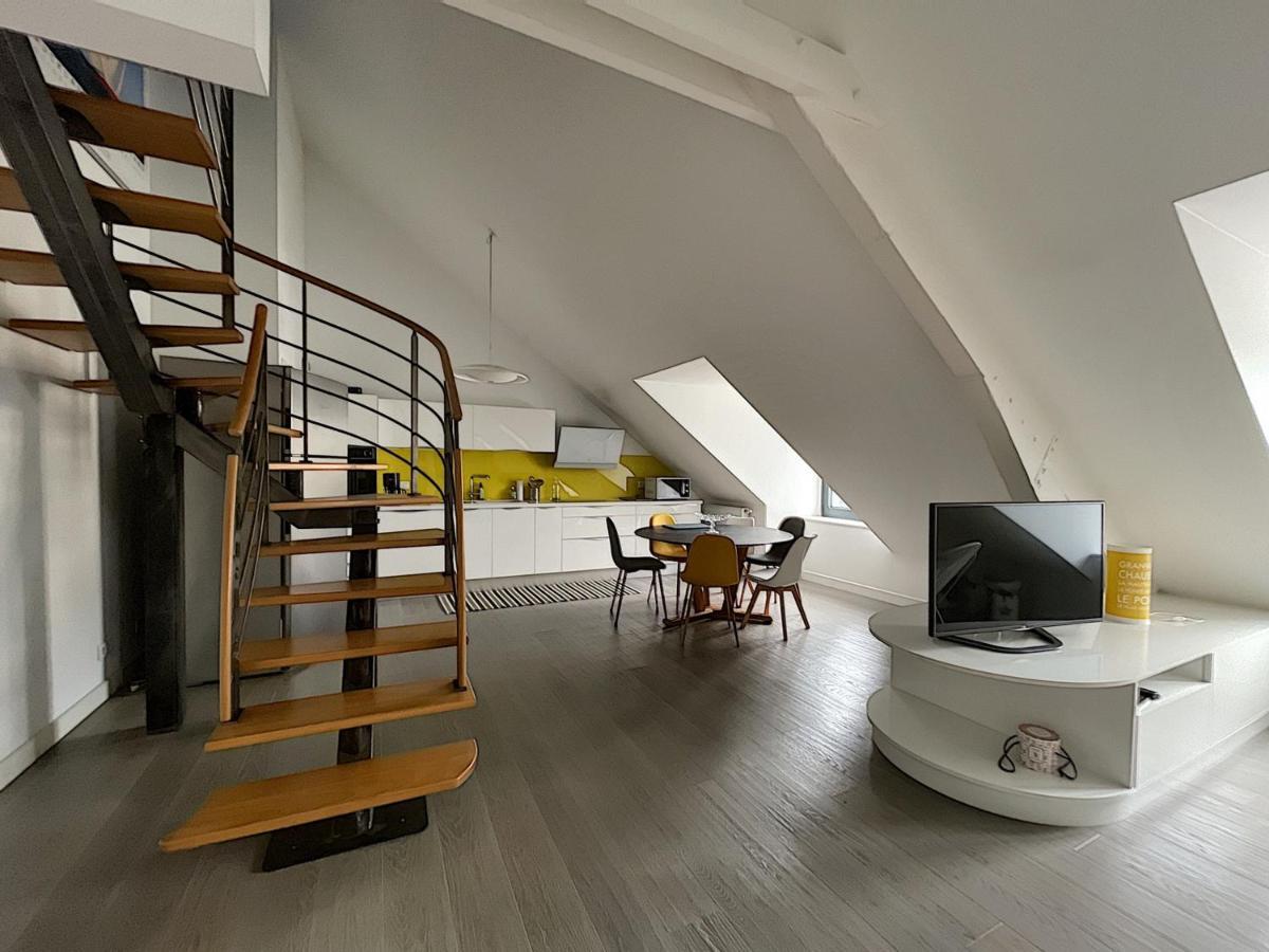 Duplex De Standing En Centre-Ville Avec Parking, Proche Port Et Plage - Fr-1-361-377 กรองวิลล์ ภายนอก รูปภาพ